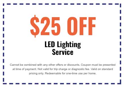 Discounts on LED Lighting Service